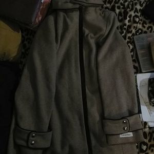 Calvin Klein envelope collar jacket